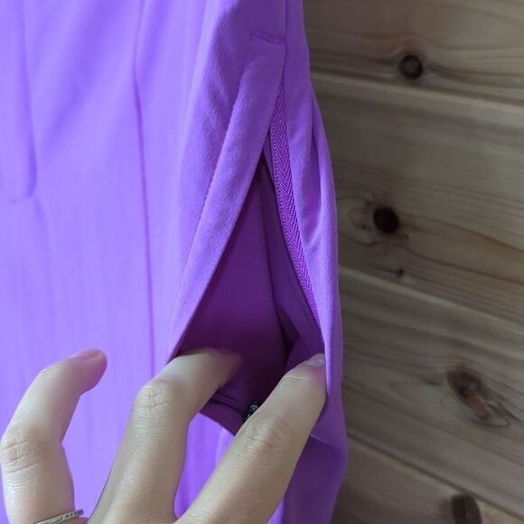 Athleta Pants Womens 18 Purple Vienna Slim Pant Neon - Picture 3 of 11